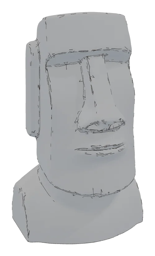 A 3D model loaded in 3DGEN, ready to turn into a mold